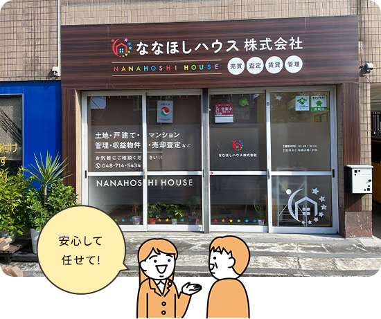 中浦和駅・ななほしハウス株式会社